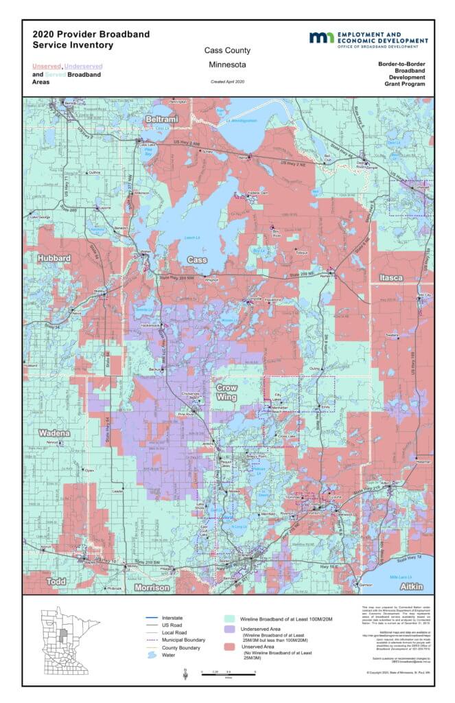 Coverage map graphic