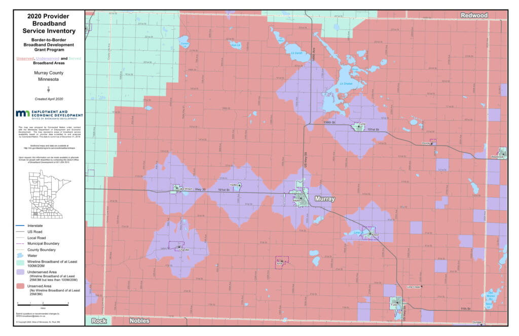 Coverage map graphic